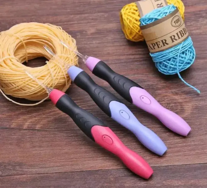 Set De Crochet Con Luz Led+ Curso Gratis🎁